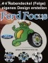Designe Deine Felgen für den Ford Focus selber mit selbst erstelltem Motiv und Text für die Felgendeckel/Nabendeckel/Radkappen/Radnabenkappen/Felgenkappen/Felgenabdeckungen/Radnabenabdeckungen