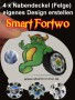 4 Felgenkappen für den Smart Fortwo im eigenen Design für die Felge erstellen - Tuning Alu Felgen meets Design - Felgen Deckel und opt. Logo-Embleme für Smart